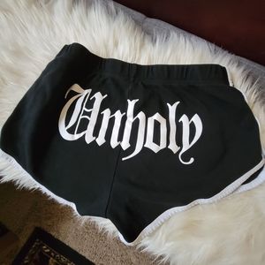 Black Craft Cult Unholy Booty Shorts